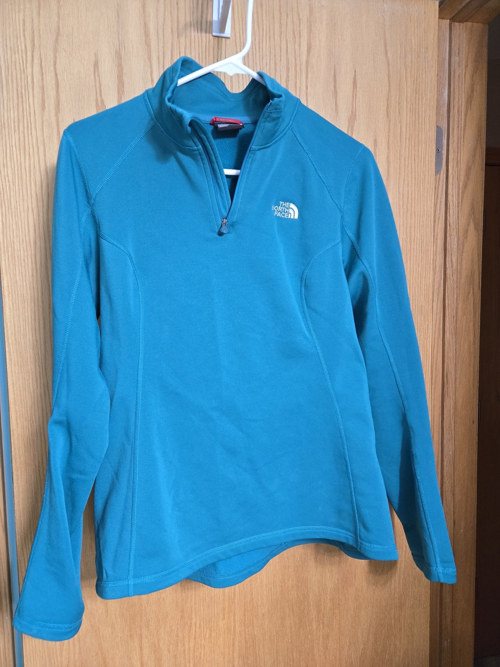 The North Face Women's Teal Quarter-Zip Pullover Fleece